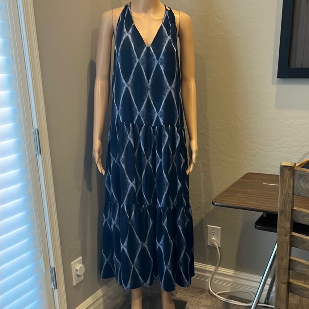Banana Republic Navy Blue Maxi Dress S